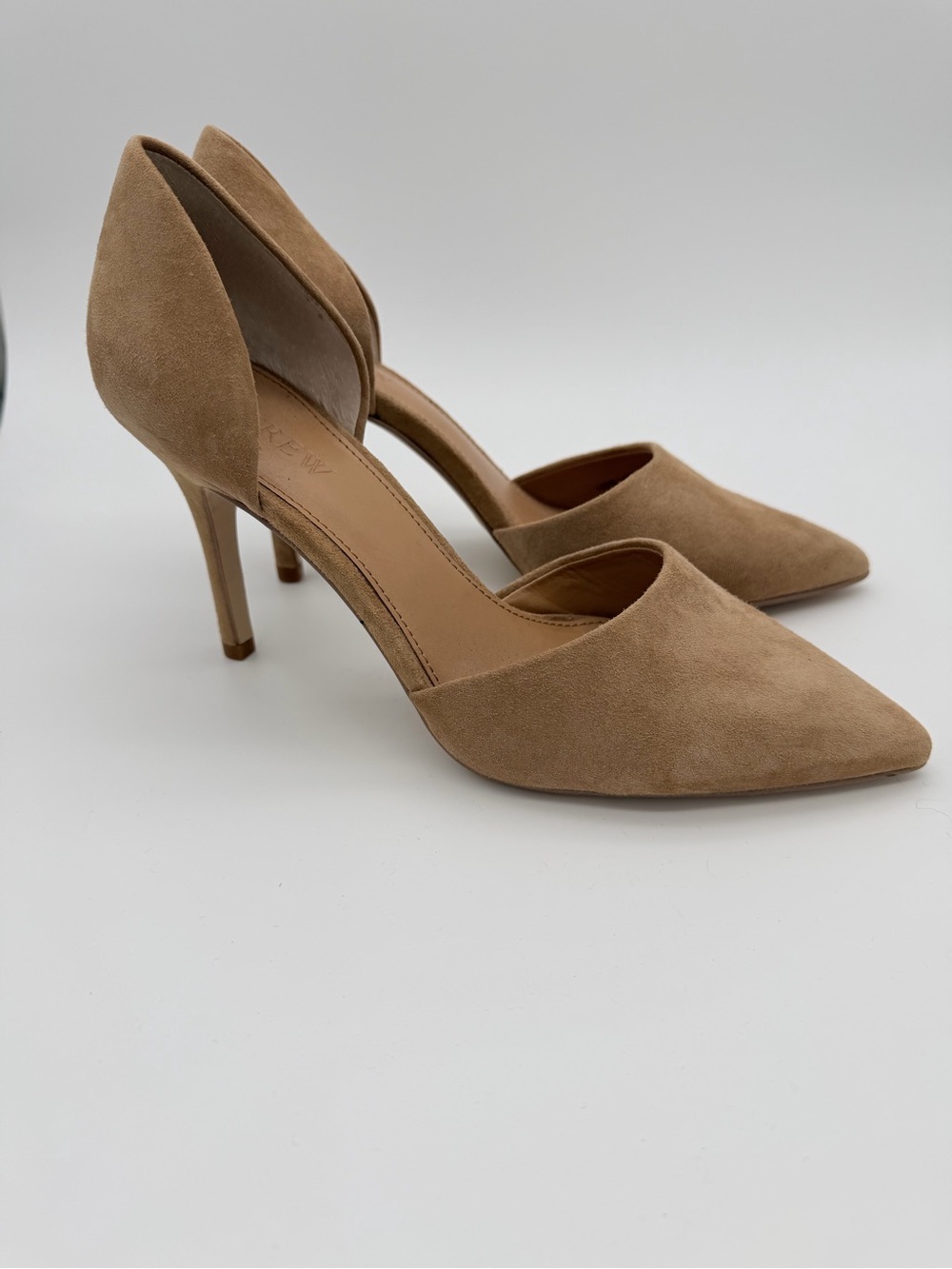 J.Crew Lana Suede d’Orsay Pumps – Saddle Tan – Size 7.5 - Picture 3 of 9